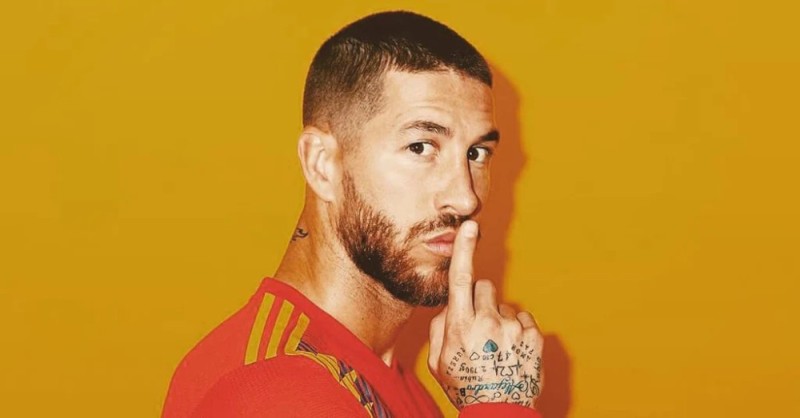 Create meme: sergio ramos, Ramos , haircuts of football players