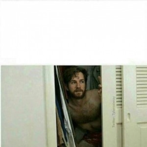 Create meme: meme, gonna, Hiding from the killer in the closet