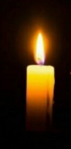 Create meme: burning candle Opera, Dark image, a candle to remember the love, mourn