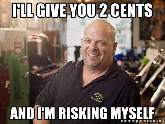 Создать мем: мужчина, pawn stars meme, rick harrison