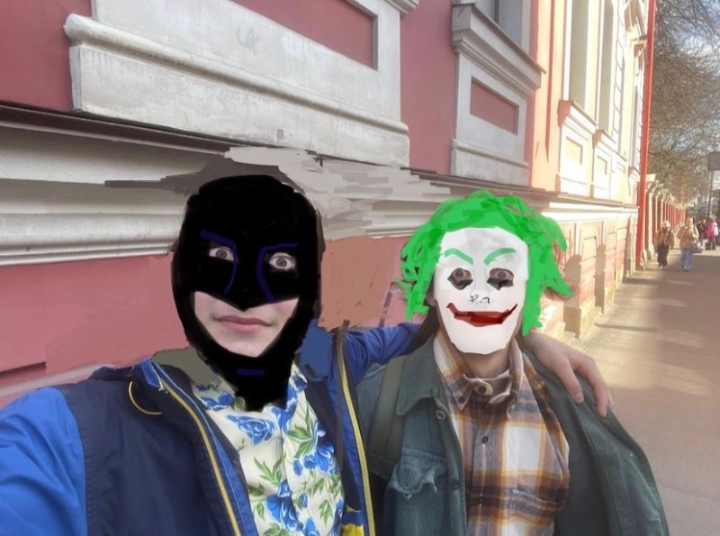Create meme: Joker , joker batman, The guy in the joker mask
