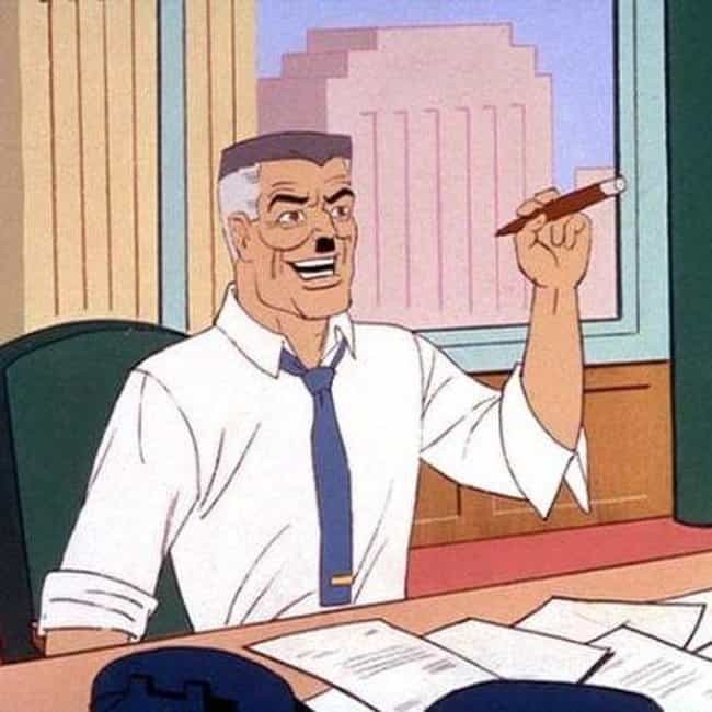 Create meme: spider-man J. Jonah jameson, so that the full was on the table before lunch, J. Jonah Jameson spider Man 1967