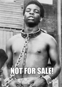 Create meme: a Negro in chains, Negro slavery, slave ebony