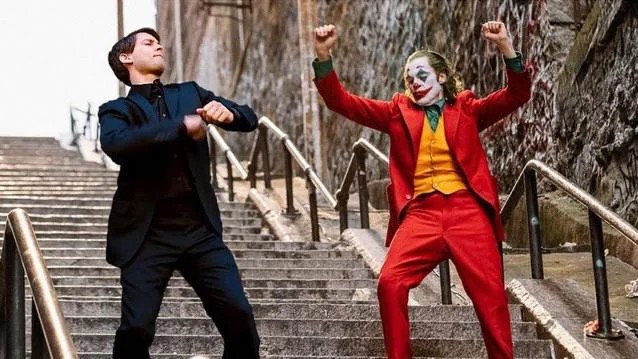 Создать мем: joker, джокер на лестнице, новый джокер