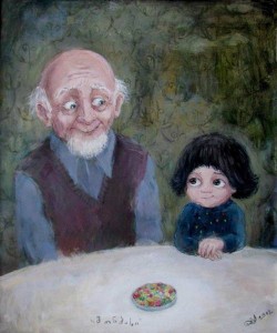 Create meme: Nino Chakvetadze grandmother, Nino Chakvetadze's paintings, Nino Chakvetadze