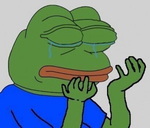 Create meme: crying Pepe, sad Pepe, Pepe the frog meme