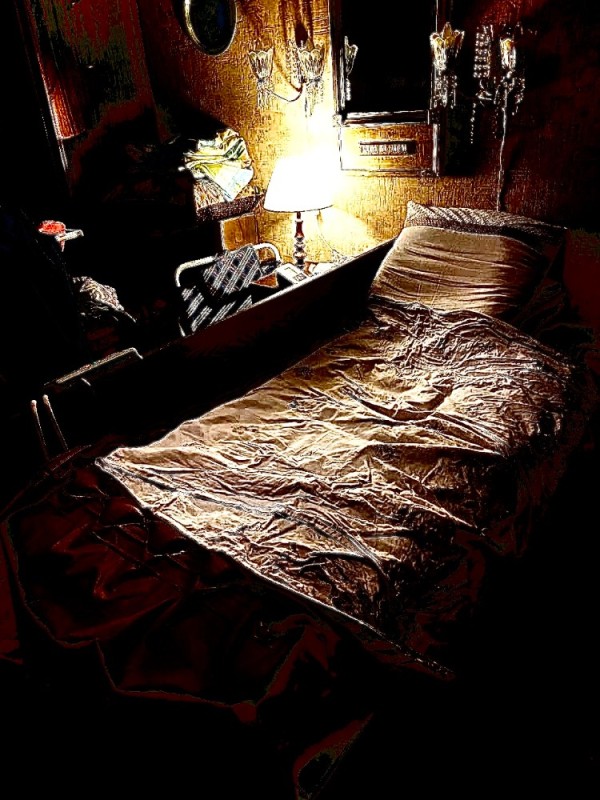 Create meme: bedroom, bed , a room in style