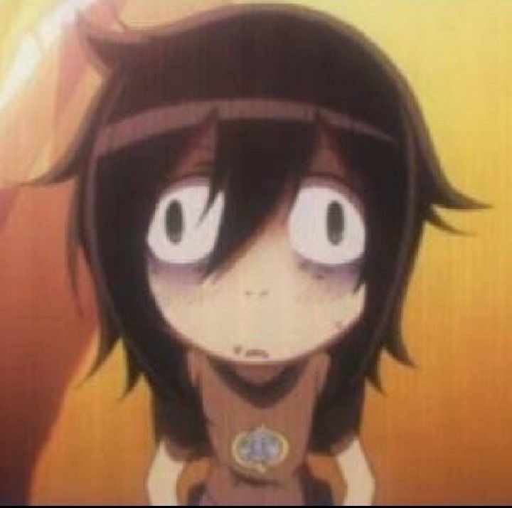 Create meme: Kuroki Tomoko, watamote, watamote anime