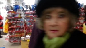 Create meme: funny VIDOS, Golden chicken, grandma in the store Doodle