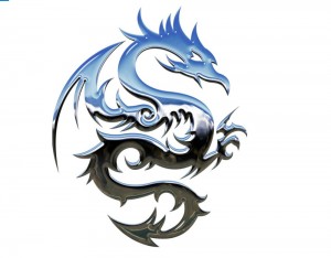 Create meme: logo dragon