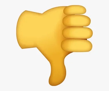 Create meme: Emoji thumbs down, Emoji thumbs down, emoji finger