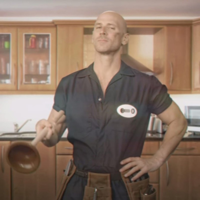 Create meme: Johnny Sins plumbing, johnny sins plumber, johnny sins 