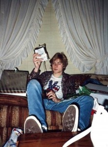 Create meme: Kurt Cobain 1985, Kurt Cobain, Kurt Cobain in his youth