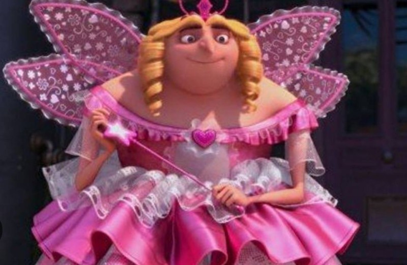 Create meme: despicable me 2 grupunzel, fairy gru, despicable me 2 gru princess