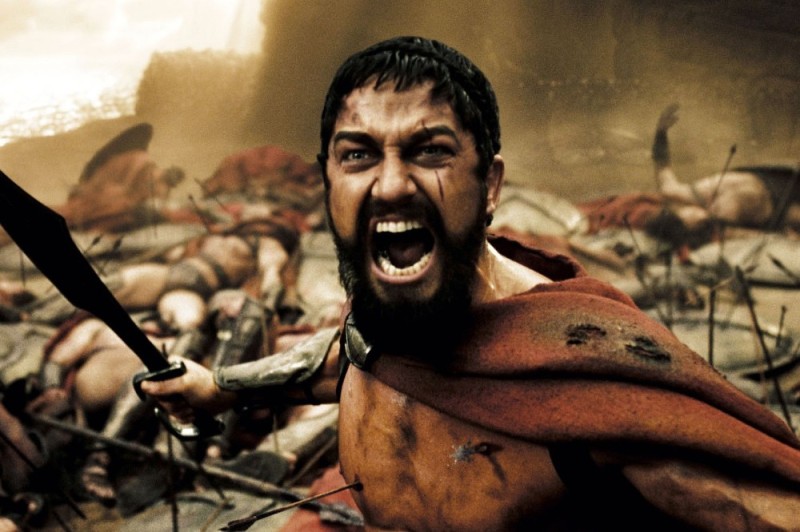 Create meme: king Leonidas the 300 Spartans, 300 Spartans Gerard Batel, Spartans 300