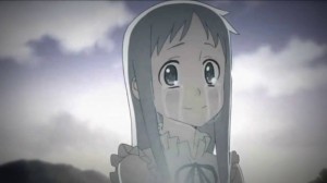 Create meme: Anime, of the sad moment, anime unprecedented flower menma