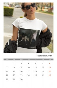 Create meme: women's t-shirt, calendars