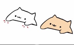 Create meme: cat, bongo cat