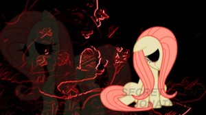 Create meme: mlp art, encamina, fluttershy her